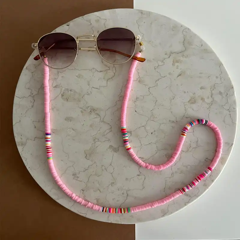 بند عینک مدل فیمو پاستیلی