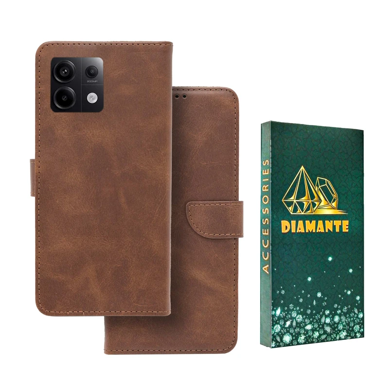 کیف کلاسوری دیامانته مدل Bors Gn مناسب برای گوشی موبایل شیائومی Redmi Note 13 Pro 5G