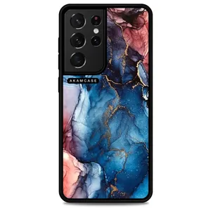 AKAM AMCWSGS21U-MARBEL6 Cover For Samsung Galaxy S21 Ultra