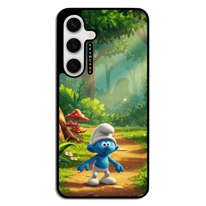 کاور آکام مدل AMC-WSGS24-SMURFS-7 مناسب برای گوشی موبایل سامسونگ Galaxy S24