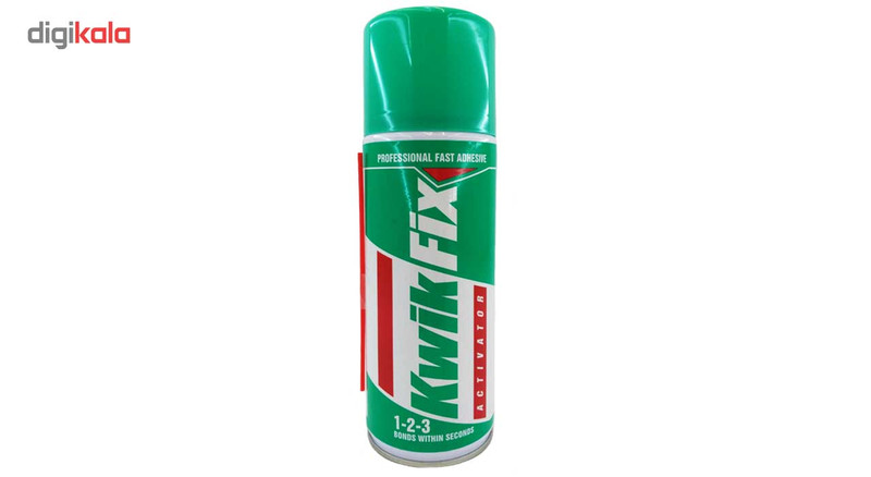چسب 123 کوئیک فیکس کاسپین مدل ACTIVATOR حجم 400 میلی لیتر