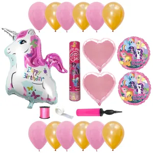 پک جشن تولد بانیبو مدل Unicorn کد Ba25 سایز 150