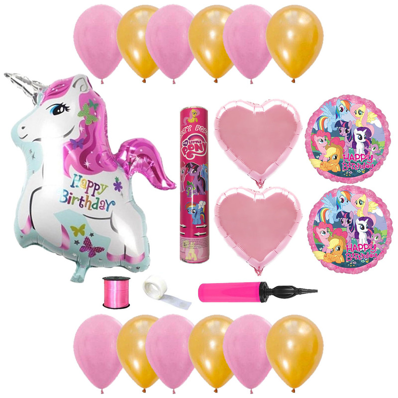 پک جشن تولد بانیبو مدل Unicorn کد Ba25 سایز 150