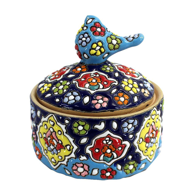 قندان میناکاری سفالی کد are-26