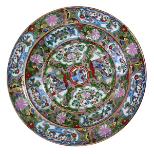 بشقاب خورش خوری مدل گل مرغی s1