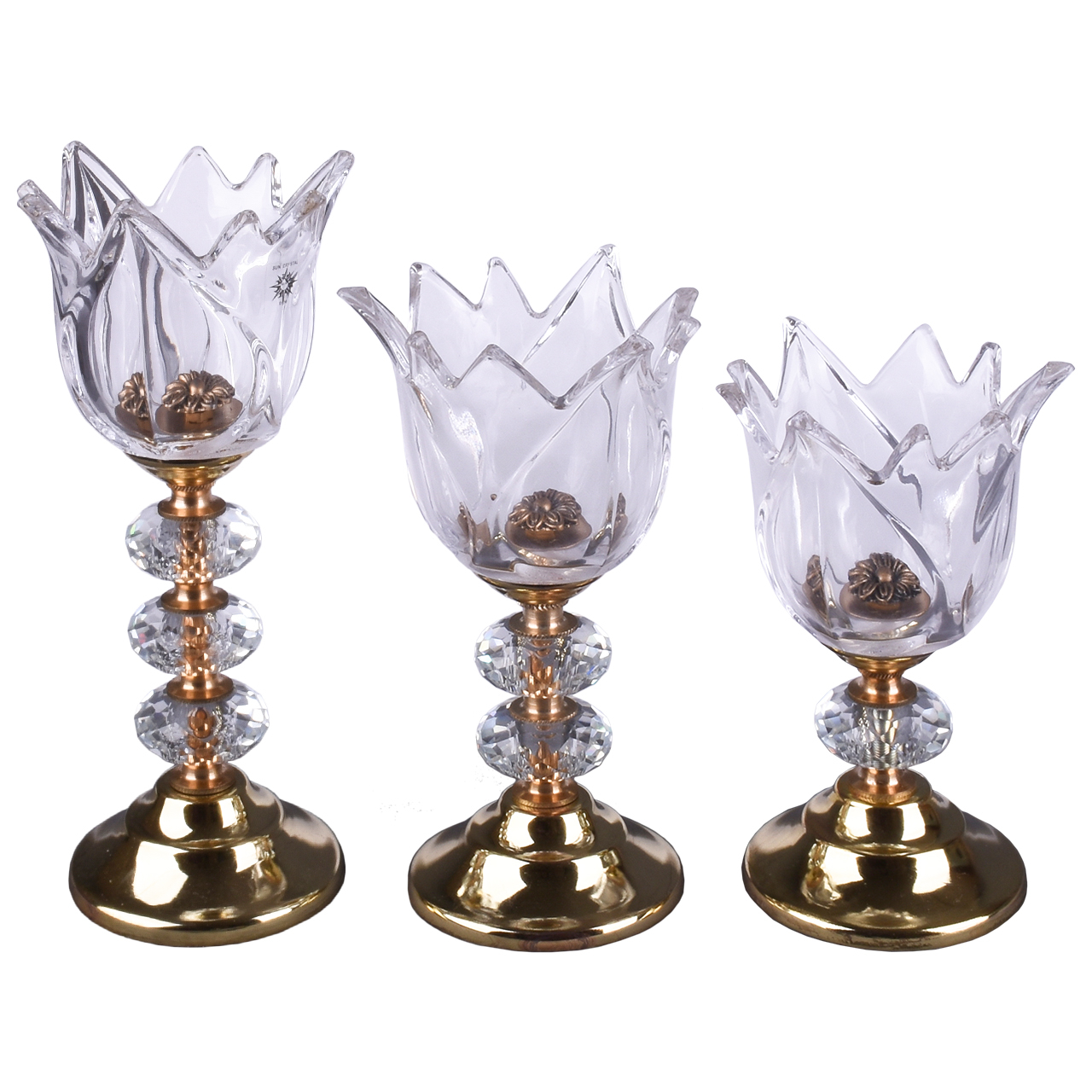 جاشمعی طرح کریستال مدل 00-01 مجموعه 3 عددی