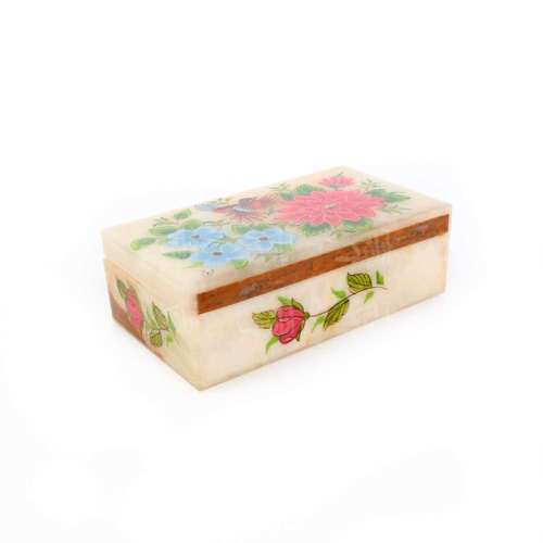 جعبه سنگی دست‌ساز آرانیک مدل رویه نگارگری کد 1007500041