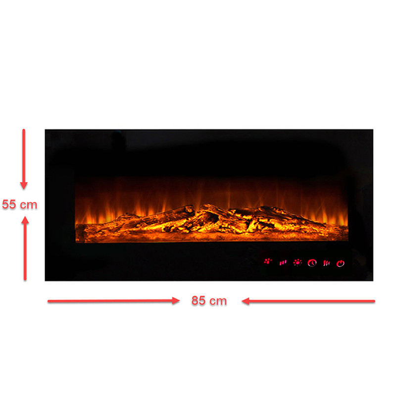 شومینه دیواری برقی شومینه بیستون مدل B.C_85_T_L4.bs