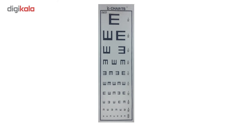 عکس شماره 2 : چارت بینایی امید مدل e-charts