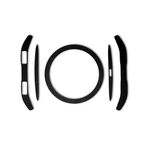 Mahoot Black-suede Special Sticker for Samsung Gear S3 Frontier