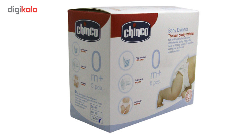 کهنه بچه تیک مک مدل CHINCO سایز بزرگ بسته 5 عددی