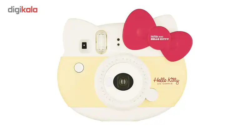 دوربین عکاسی چاپ سریع فوجی فیلم مدل Instax mini Hello Kitty Limited Edition همراه با یک بسته فیلم 10 تایی