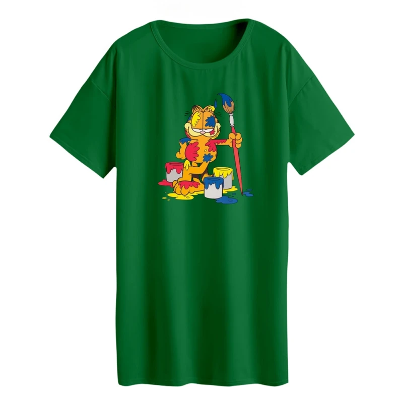 تی شرت لانگ زنانه مدل گارفیلد