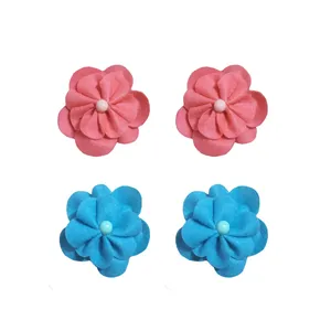 کش مو زنانه مدل گل کد 03 بسته 4 عددی