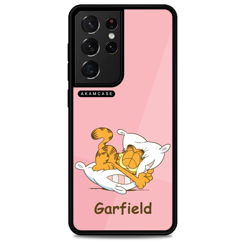 کاور آکام مدل AMC-WSGS21U-GARFIELD5 مناسب برای گوشی موبایل سامسونگ Galaxy S21 Ultra