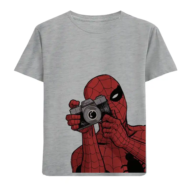 تی شرت آستین کوتاه پسرانه مدل مردعنکبوتی N54