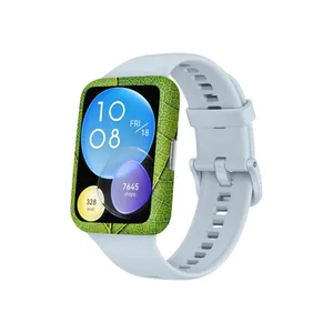 برچسب ماهوت طرح Leaf_Texture مناسب برای ساعت هوشمند هوآوی Watch Fit 2
