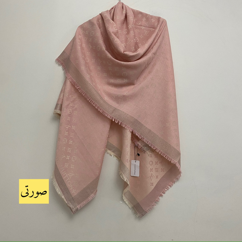 روسری زنانه مدل نخ کشمیر لمه دار کد 01