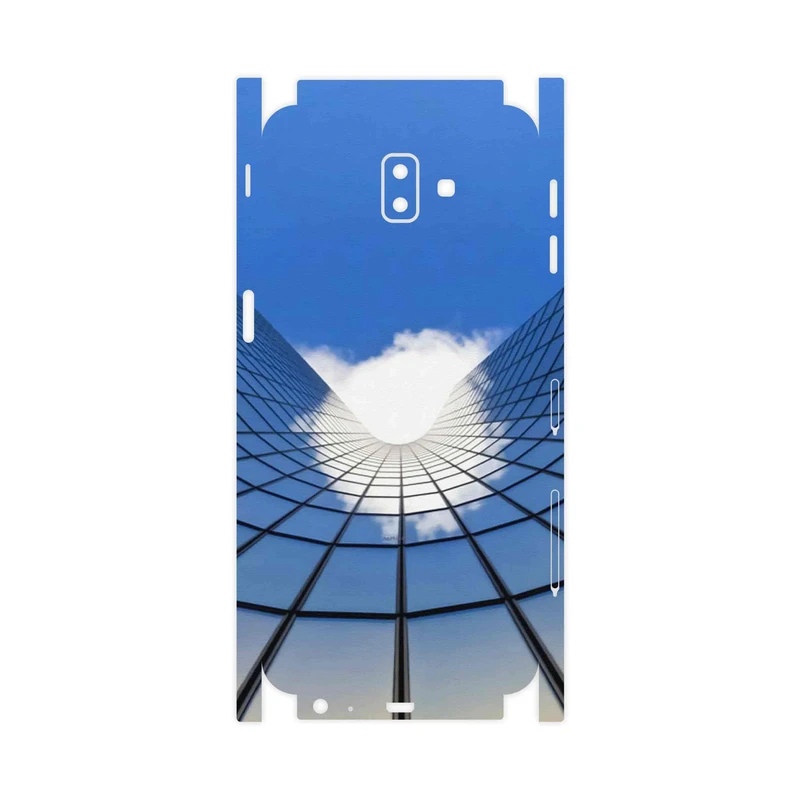 برچسب پوششی ماهوت مدل Glass skyscraper-FullSkin مناسب برای گوشی موبایل سامسونگ Galaxy J6 Plus