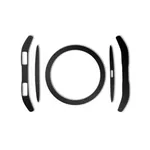 بسته 2 عددی برچسب ماهوت مدل Black-color-shades Special مناسب برای ساعت هوشمند Samsung Gear S3 Frontier