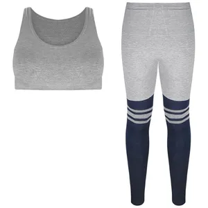 ست نیم تنه و لگینگ ورزشی زنانه کد 7894