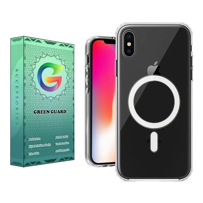 کاور گرین گارد مدل CR_Magsafe کد Clear 90 مناسب برای گوشی موبایل اپل Iphone X / XS