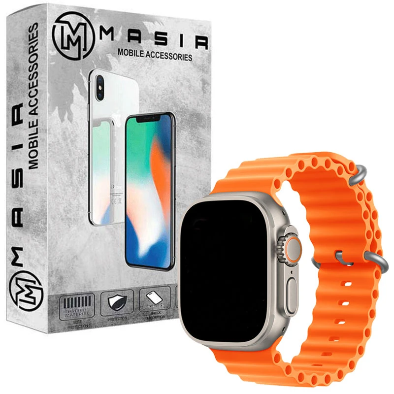 بند مسیر مدل Ocean مناسب برای ساعت هوشمند الترا HK10 PROMAX Ultra 49mm