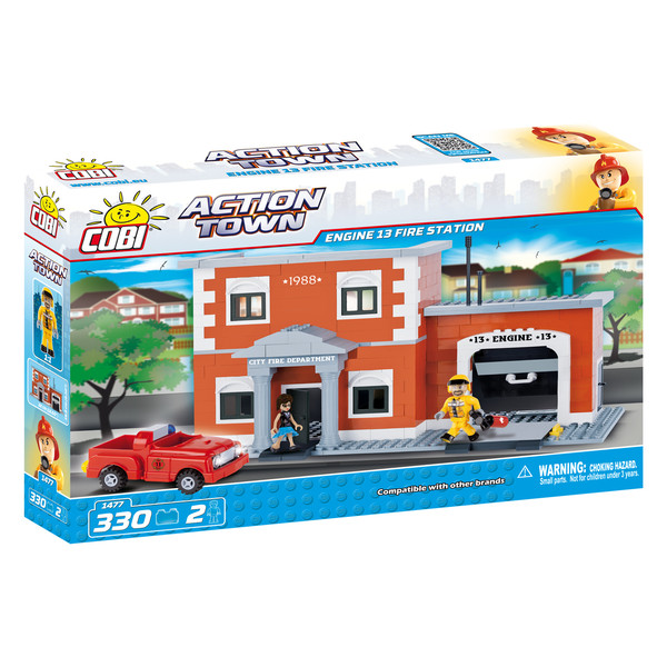 لگو کوبی مدل action town-engine13 fire station