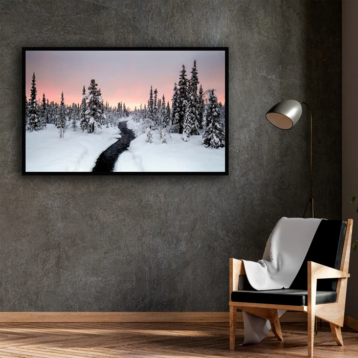 تابلو بکلیت طرح منظره زمستانی مدل B-D1445