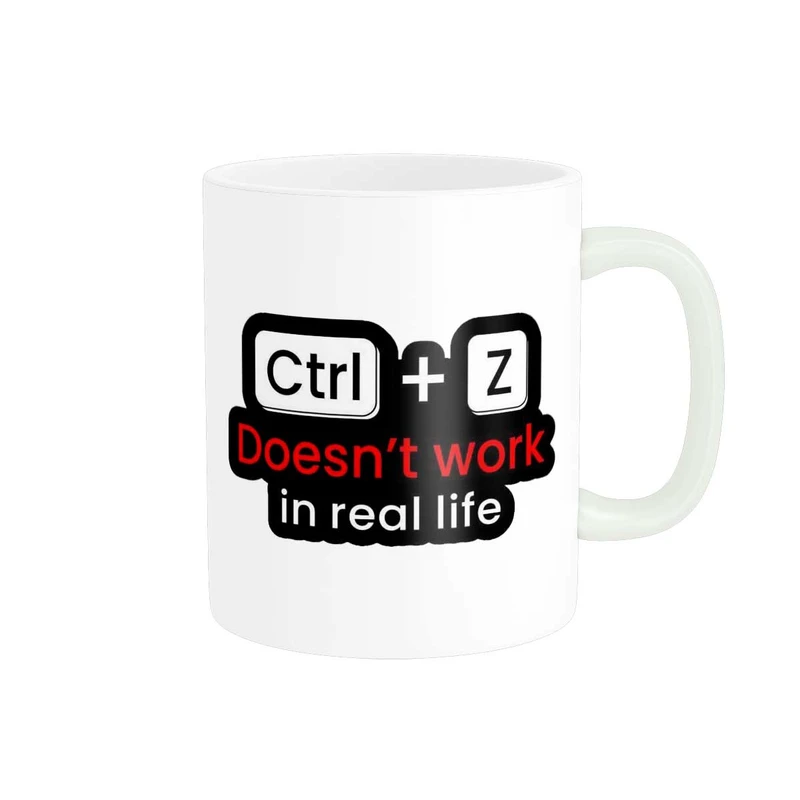 ماگ پاد آفرین طرح انگیزشی  CTRL + Z کد 3407