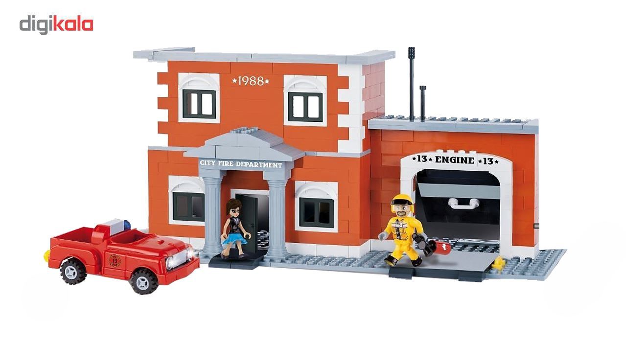 لگو کوبی مدل action town-engine13 fire station