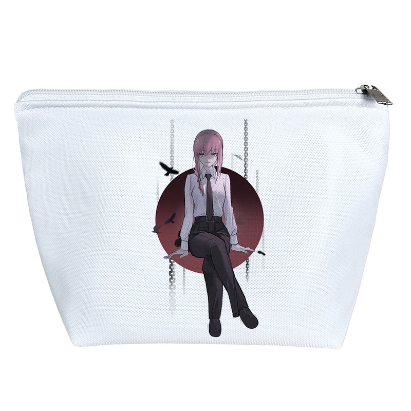 کیف لوازم آرایش دخترانه خندالو مدل ماکیما انیمه مرد اره ای کد 2137