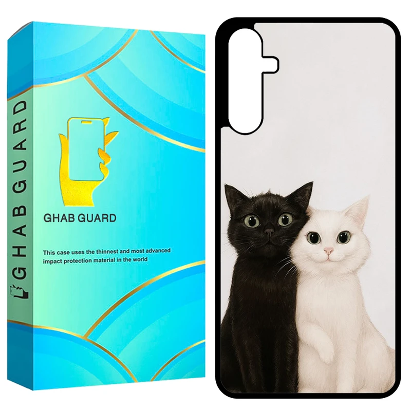 کاور قاب گارد طرح گربه مدل GCHPA24 مناسب برای گوشی موبایل سامسونگ Galaxy A24 4G