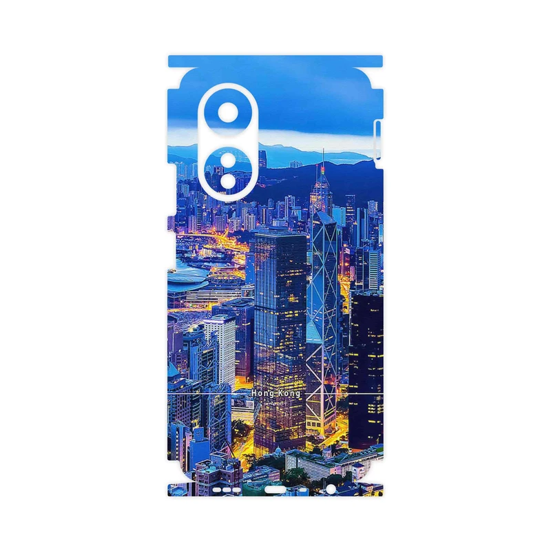 برچسب پوششی ماهوت مدل Hong Kong City-FullSkin مناسب برای گوشی موبایل اپو A58 4G
