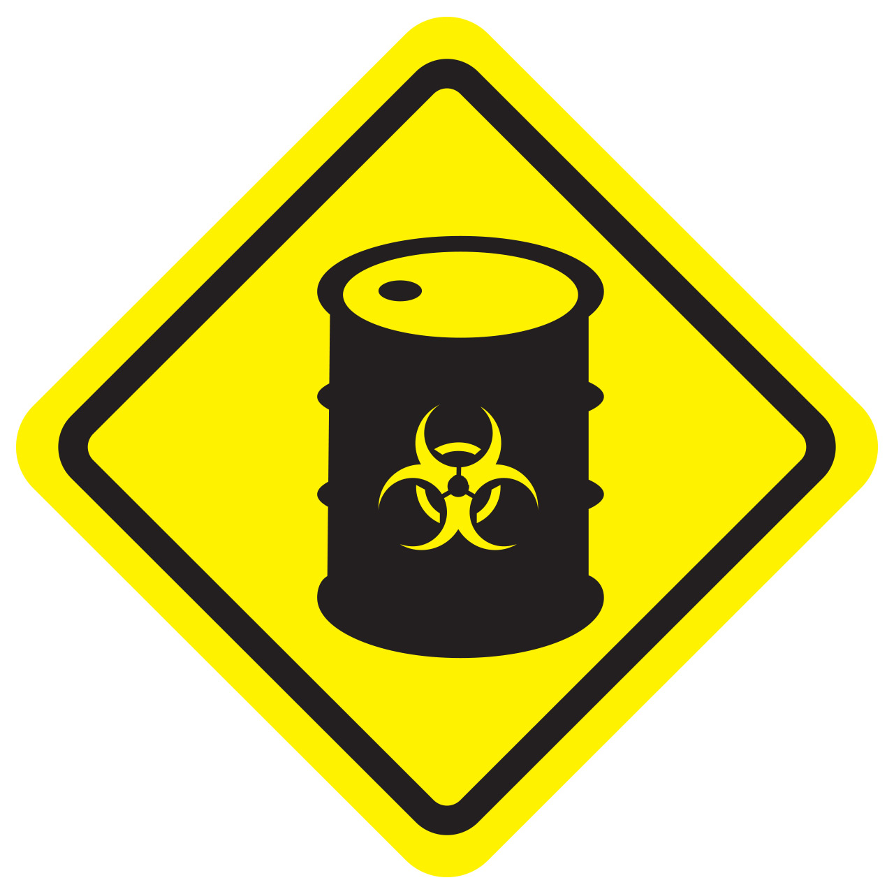 علامت هشدار خطر مواد شیمیایی