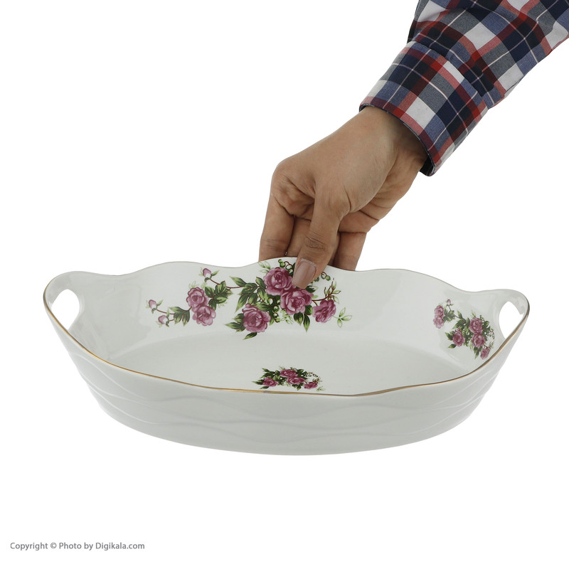 مرغ خوری لمونژ مدل گل سرخی