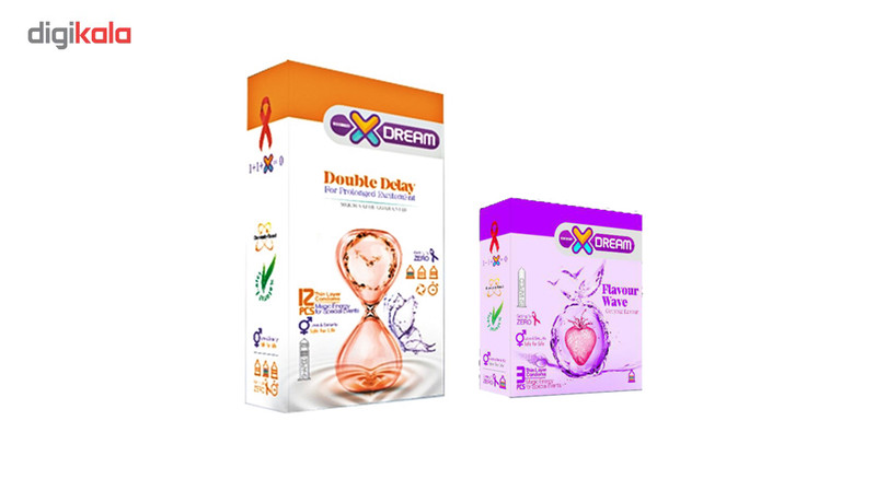پک بهداشتی جنسی ایکس دریم مدل X4 مجموعه 2 عددی
