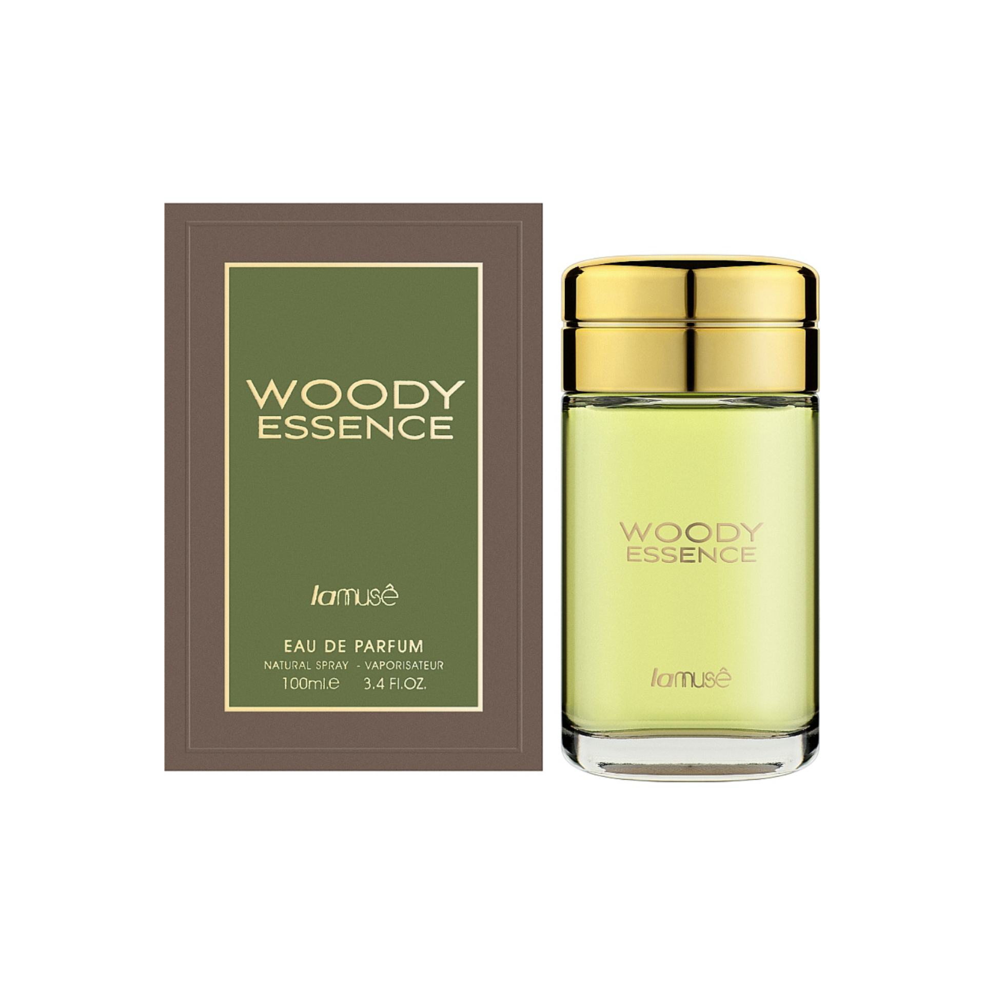 ادو پرفیوم مردانه لاموس مدل Woody Essence حجم 100 میلی لیتر