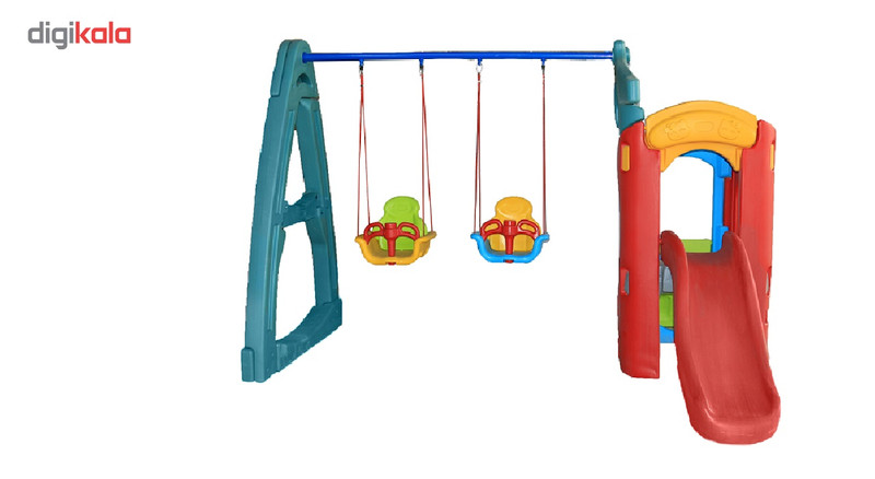 تاب سرسره کشتی پارسیان تویز مدل Ship Slide and Swing تاب سرسره کشتی پارسیان تویز مدل Ship Slide and Swing