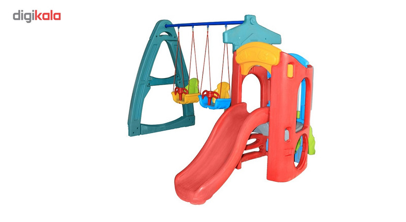 تاب سرسره کشتی پارسیان تویز مدل Ship Slide and Swing تاب سرسره کشتی پارسیان تویز مدل Ship Slide and Swing