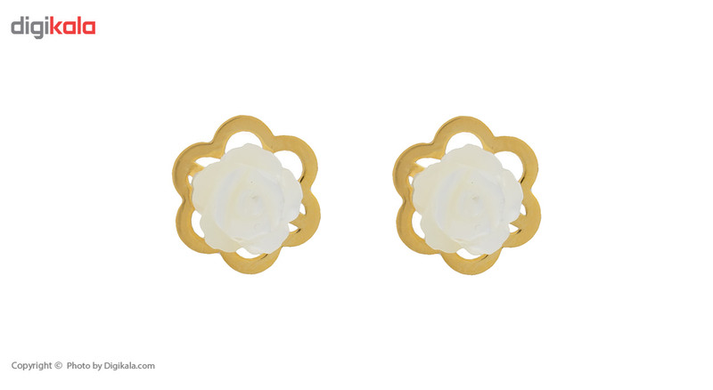 گوشواره طلا 18 عیار زنانه ماهک مدل ME0785 - 2