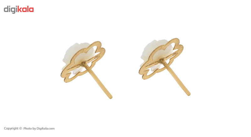 گوشواره طلا 18 عیار زنانه ماهک مدل ME0785 - 4