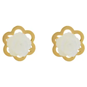 گوشواره طلا 18 عیار ماهک مدل ME0785