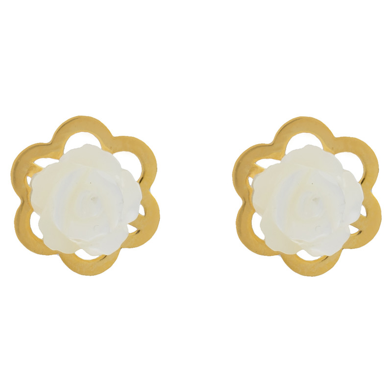 گوشواره طلا 18 عیار زنانه ماهک مدل ME0785