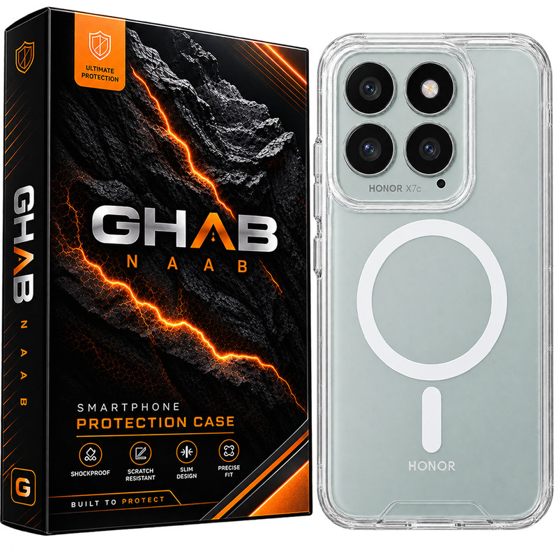 کاور قاب ناب مدل مگسیف دار مناسب برای گوشی موبایل آنر Honor X7d 5G