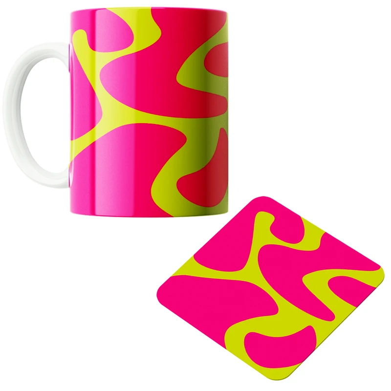 ماگ مدل مذاب کد 68 به همراه زیرلیوانی