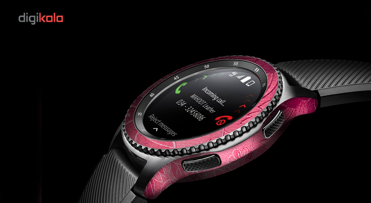 بسته 2 عددی برچسب ماهوت مدل Wild-flower textureمناسب برای ساعت هوشمند Samsung Gear S3 Frontier