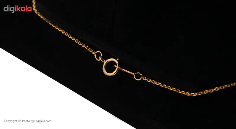گردنبند طلا 18 عیار زنانه زرمان مدل ZMM0846 طرح صدف