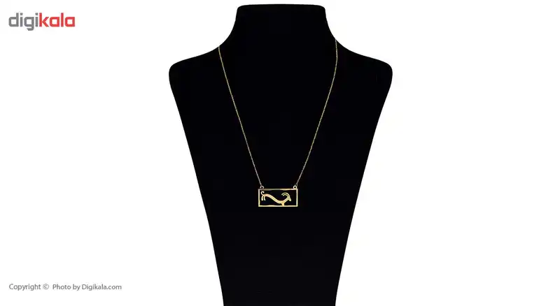 گردنبند طلا 18 عیار زرمان مدل ZMM0835 طرح بز سفال ایران باستان