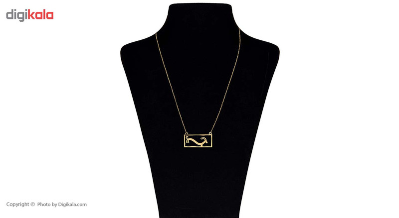 گردنبند طلا 18 عیار زرمان مدل ZMM0835 طرح بز سفال ایران باستان